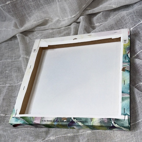 Tre Sorelle Studios "Succulent Watercolor 11" Art Print 11" Stretched Canvas EUC - Picture 5 of 7